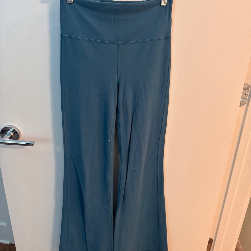 Athleta Teal Flare Pants